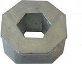 Bandvertrager lagerprop 8 kant 40 aluminium