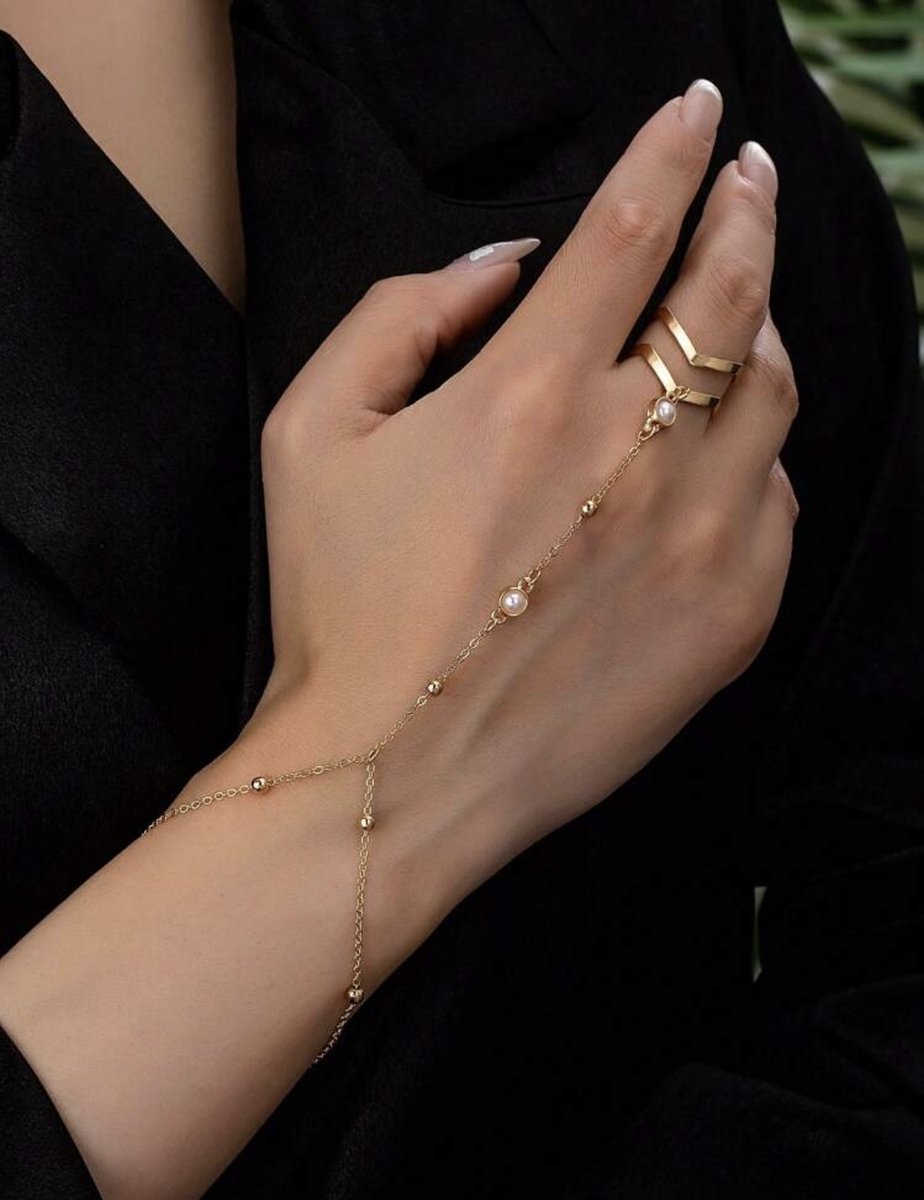 Handsieraad - handketting - statement armband - all Around Bracelet - all over bracelet - mystic armband - gecombineerde armband - bracelets - iconic - armband - armband dames - forever connected armbanden - handchain - hand chain - handketting
