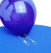 Ballon Snelsluiters 100st - Wit