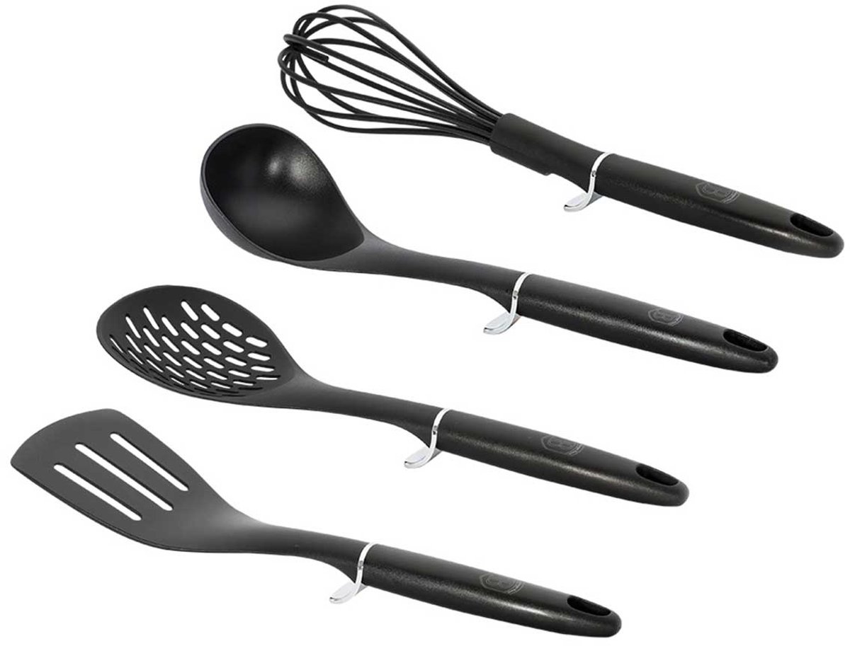 Berlinger Haus Black Silver Serie - Keukenset - Nylon - Antibacterieel - Hittebestendig