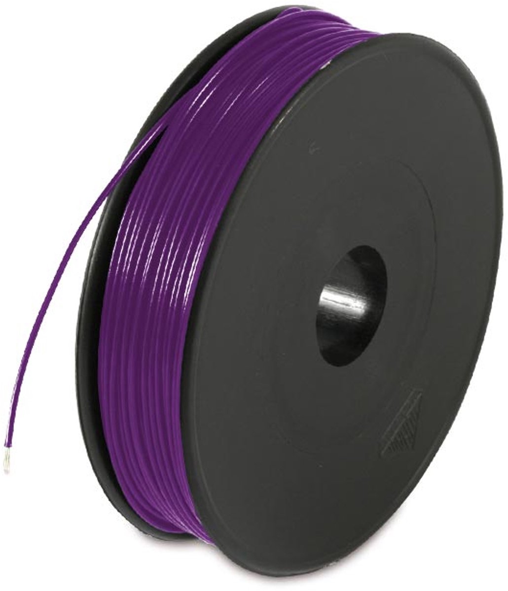 RAUTRONIC schakeldraad YV, 0,8 mm, 25 m, paars