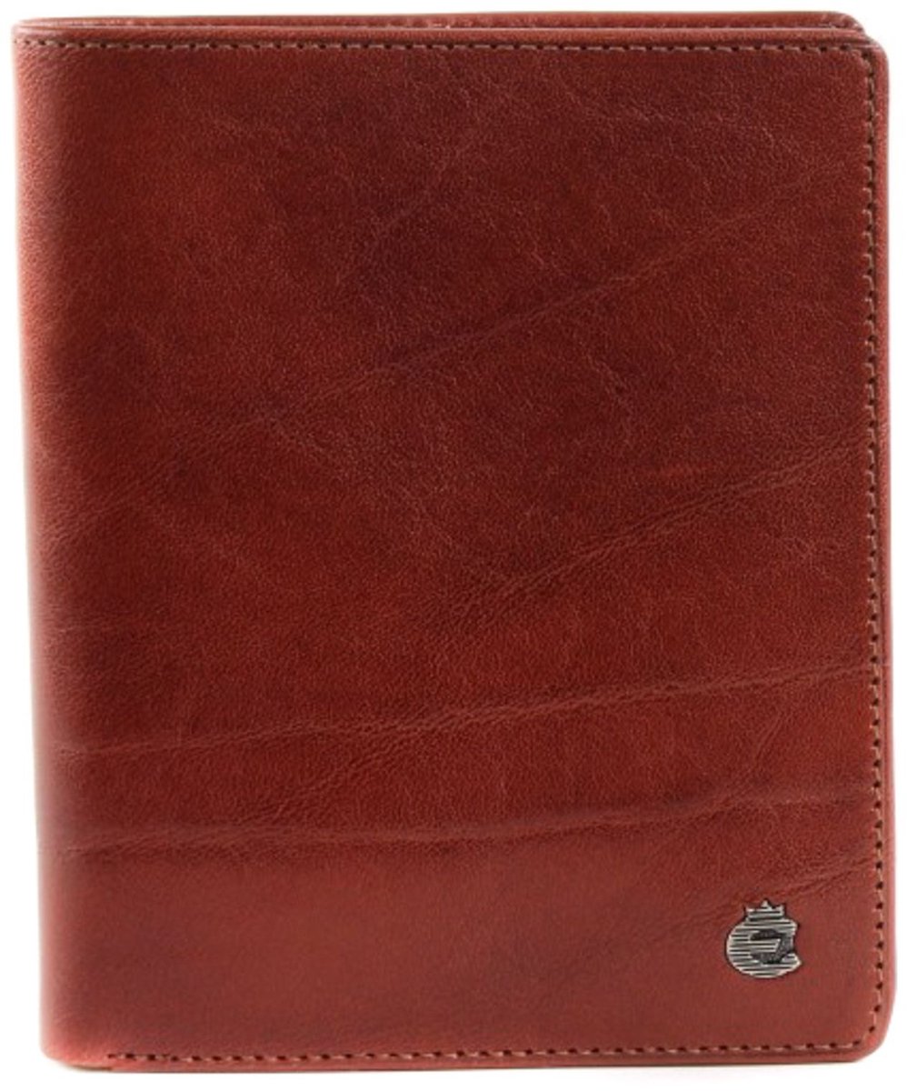 Esquire Leren Portemonnee Toscana Leather Wallet Brown Bruine