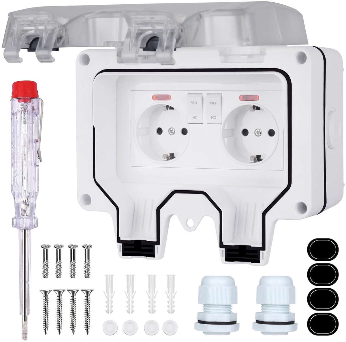 Buitenstopcontact - Buitenstopcontacten Waterdicht - Tuincontactdoos