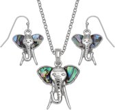 Tide Jewellery Puau Shell - Dier Collectie - Elephant Head / Olifant Set