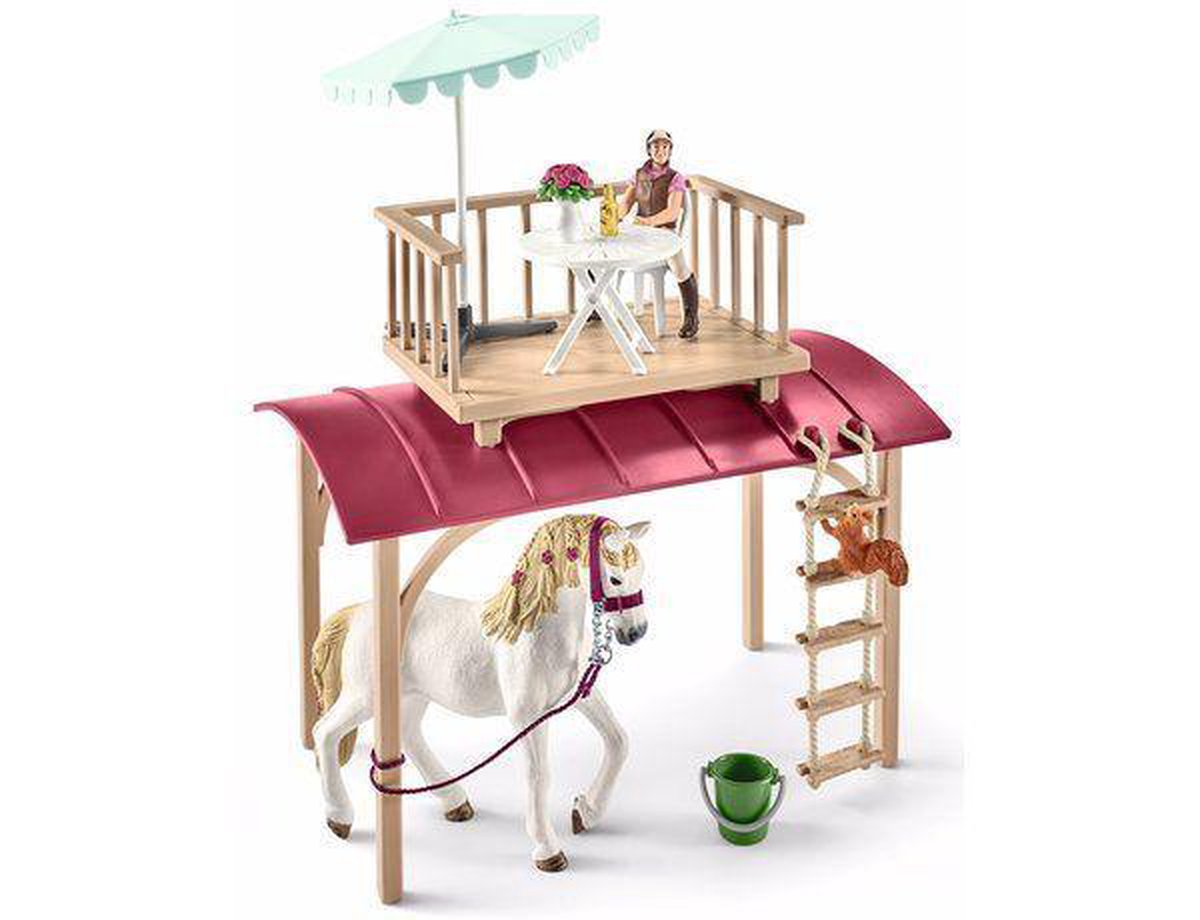 schleich HORSE CLUB - Woonwagen voor geheime club-bijeenkomsten - Kinderspeelgoed voor Jongens en Meisjes - 5 tot 12 jaar - 42593 — afbeelding 14