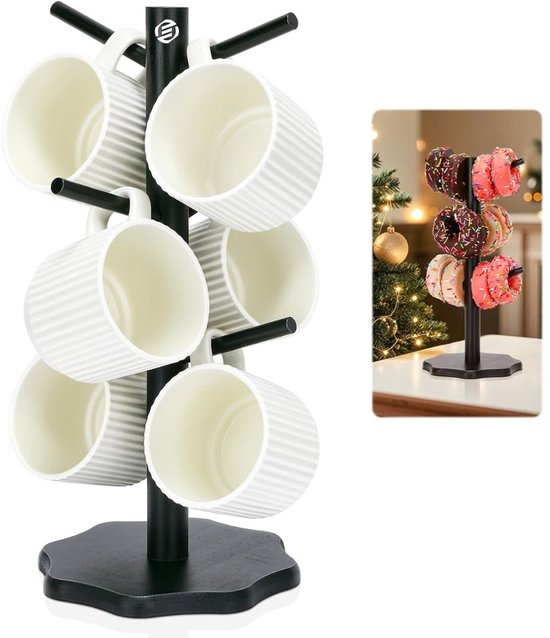 Mokkenhouder - Mokkenrek Staand - Kopjes Rek - Bekerrek