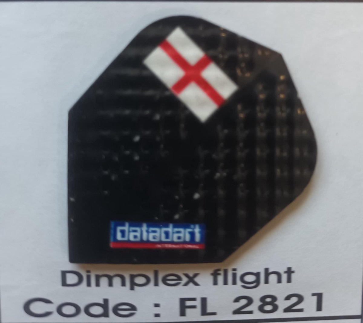 Dart Flights - 10 sets (30 stuks) - Dimplex - Zwart - Engeland