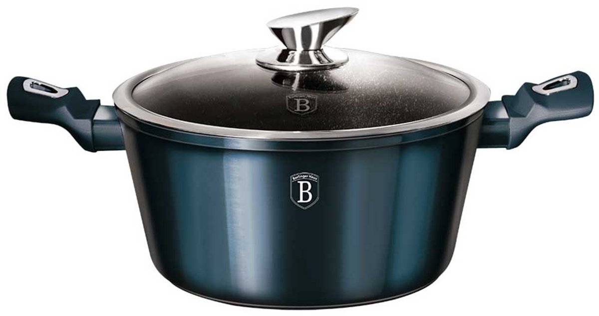 Berlinger Haus Metallic Line - Granieten Pan - 20cm - Aquamarijn