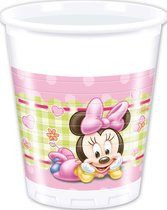 Minnie Mouse Bekers Baby Plastic 200ml 8 stuks