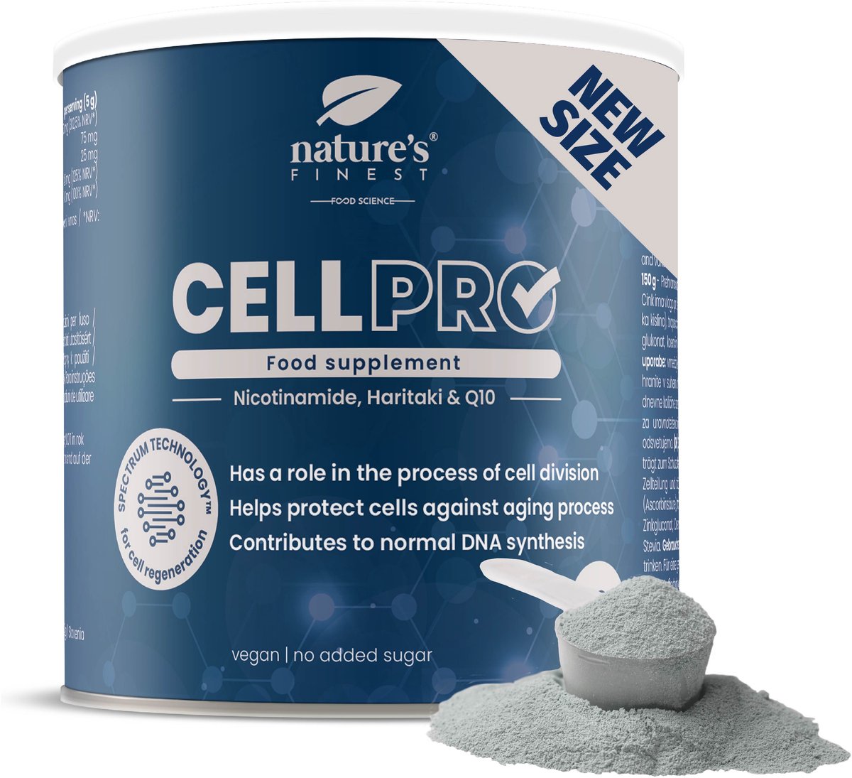 Goedkoopste Nature's Finest Cell PRO - anti-aging ondersteuning - verhoogt NAD synthese - beschermt cellen tegen veroudering - ondersteunt gezonde DNA replicatie - versterkt immuunsysteem - natuurlijk supplement