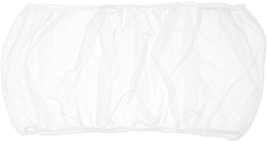 Vogelkooi Zaadvanger - Vogelzaadbeschermers - Vogelkooirok - Vogelkooihoes en Stofdichte Hoezen - Wit - Polyester - 200*40 cm - Anti-vuil - Ademend - Voor Papegaaien & Parkieten