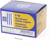 Hjz RVS nagels verloren kop 1.6 x 25mm 1kg