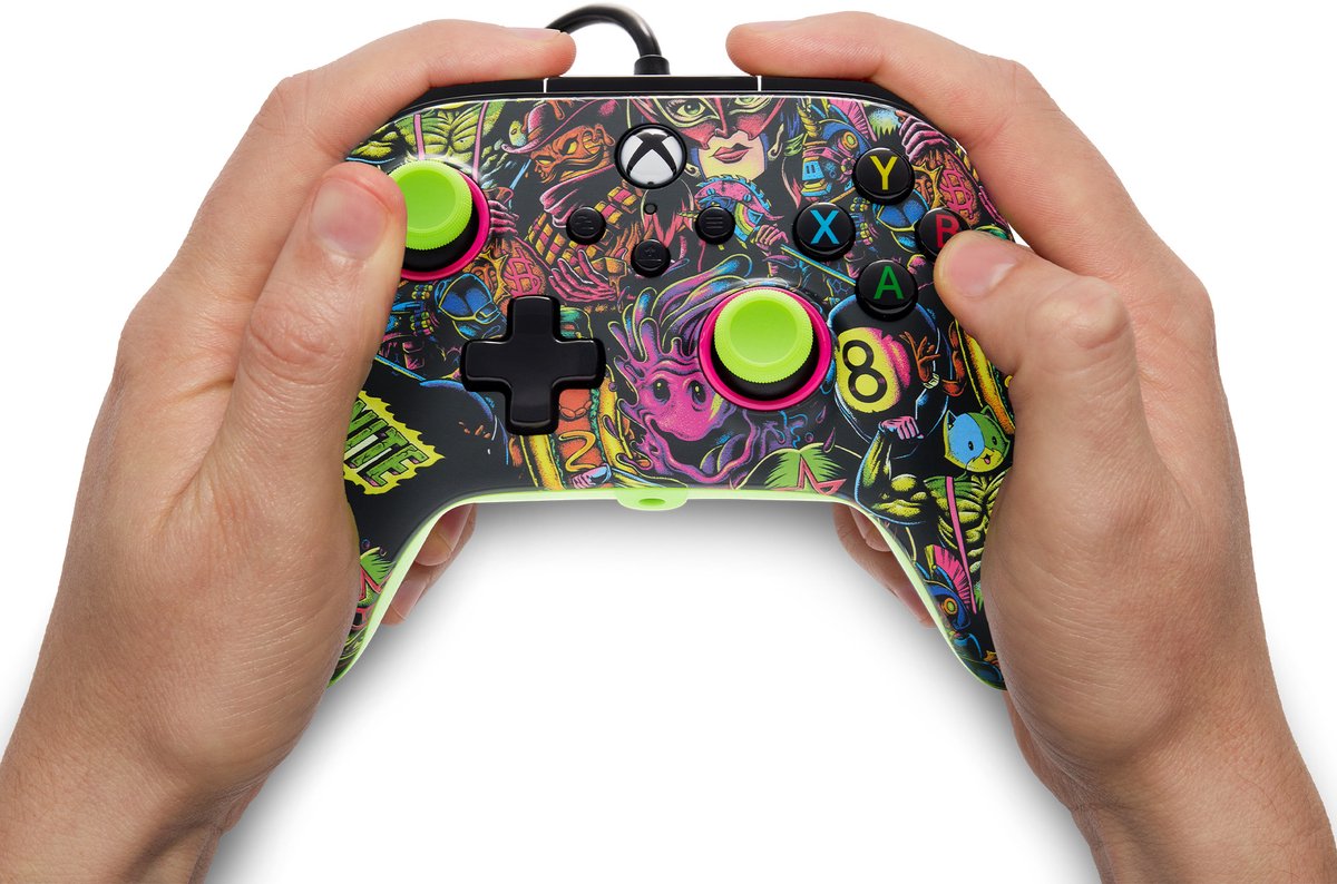 PowerA Bedrade Controller - Xbox Series X|S - Fortnite Glow - 3m USB-kabel – foto 7