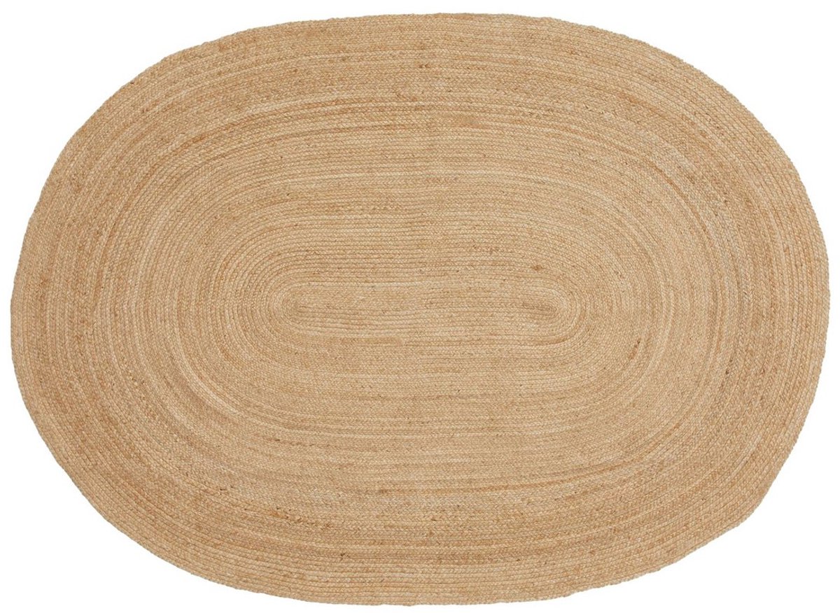 Bombay Tapijt - gevlochten jute tapijt - Natuurlijk vezelkleed - voegt warmte toe - 140 cm x 200 cm x 1 cm