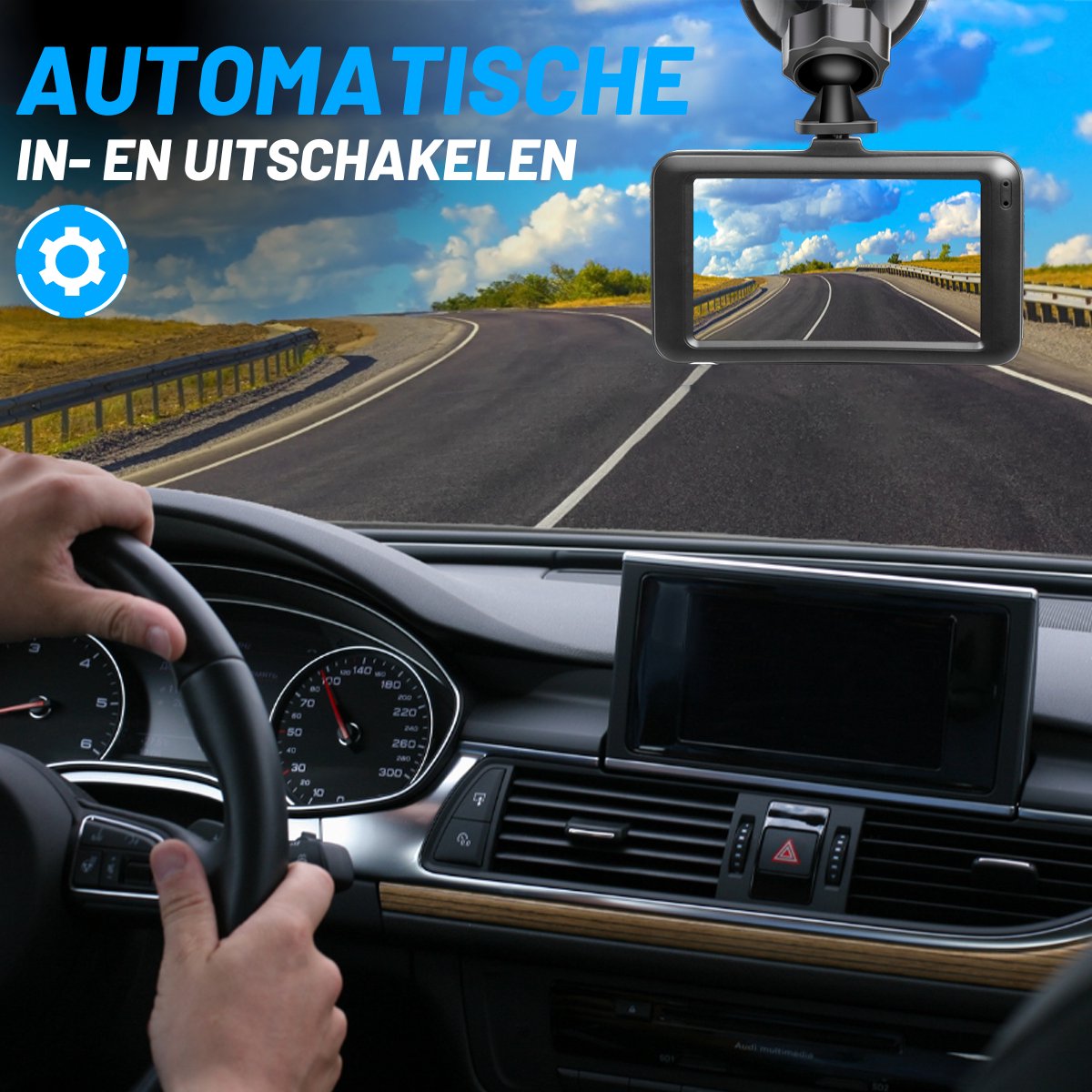 VERTREX Dashcam voor Auto 1080P Full HD - Voor en Achter - Dash cams - Nachtvisie - G-Sensor - 170° Wijdhoeklens - 3,0" LCD - Bewegingsdetectie - Loop Recording - Incl. 32GB MicroSD Kaart – foto 7