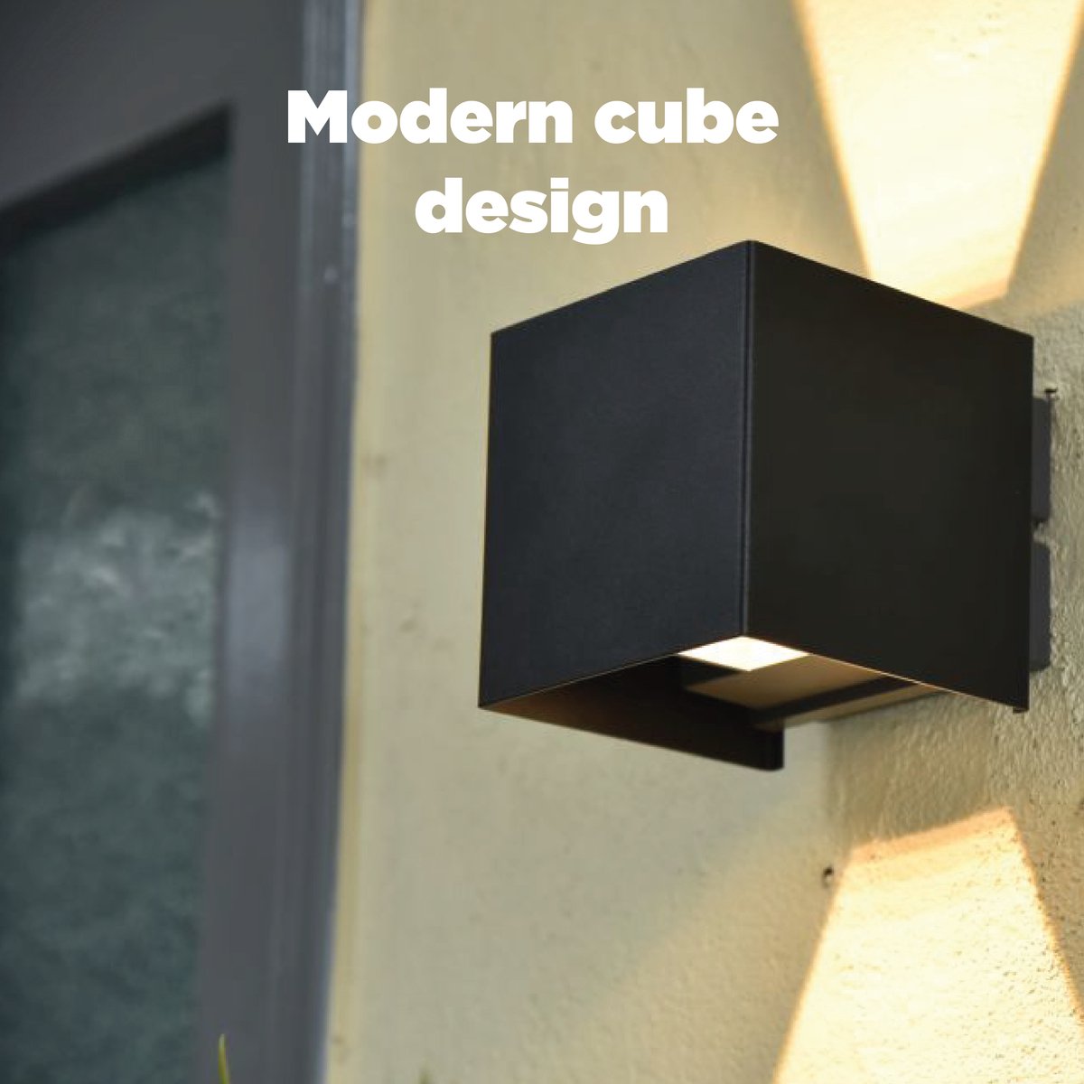 Lutec Qadra - LED wandlamp voor buiten