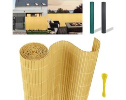 PVC privacy scherm mat privacy scherm 15mm privacy schutting weerbestendig schutting bamboe Ori 200*500cm