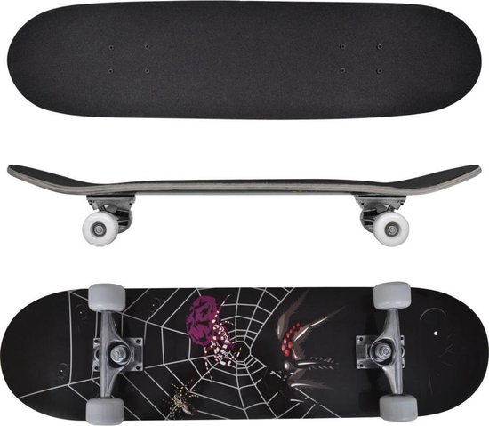 Sakar Mob Skateboard, 78,7 cm, 9-lagiges Ahorn-Deck-Skateboard, für Cruising, Carving, Tricks und Downhill Sakar Mob Skateboard, 78,7 cm, 9-lagiges Ahorn-Deck-Skateboard, für Cruising, Carving, Tricks und Downhill
