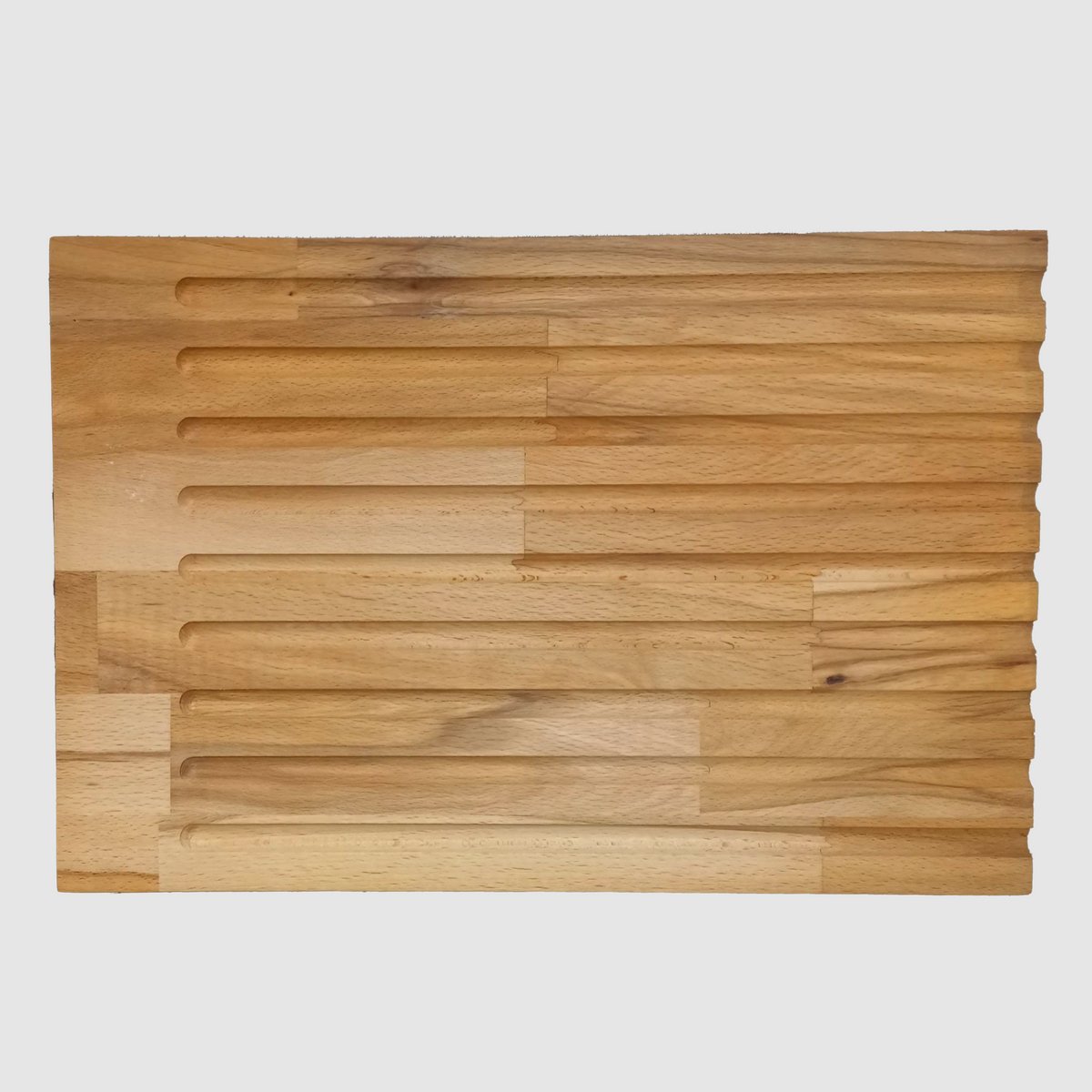 Luxe Houten Stokbroodplank – 9 Gleuven – Beukenhout