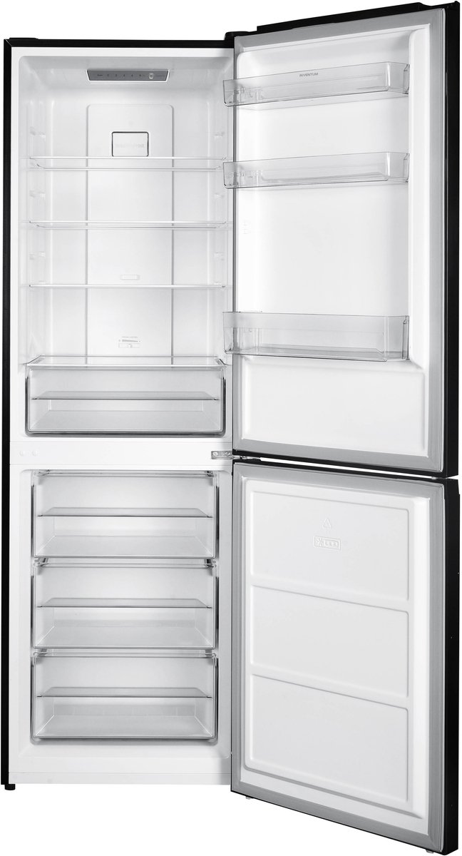 Inventum KV1840B No Frost energiezuinige koel-vriescombinatie - 184 cm hoog - 327 liter - Superkoelen - Supervriezen - Energielabel C - Vrijstaand - Zwart — afbeelding 5