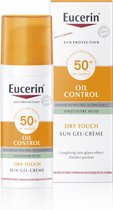 Eucerin Sun Oil Control Gel-Crème Zonnebrand Gezicht - SPF 50+ - Zonbescherming voor Vette en Acne-gevoelige Huid - 50 ml