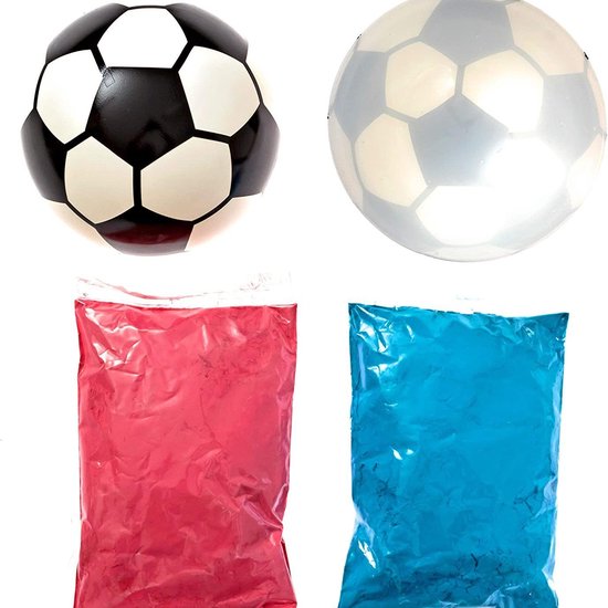 Gender Reveal - XL Poeder kanon met knop - Mr.Balloon