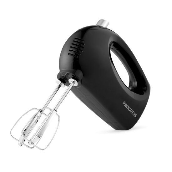Zwarte Progress handmixer met 2 mixstaven.