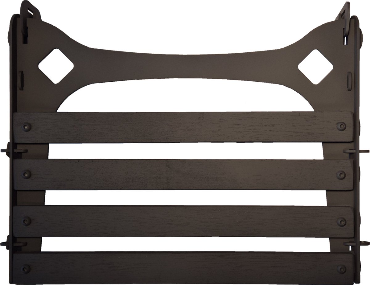 Fikki Side Wing Black - zijtafel op outdoor oven zwart