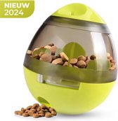 Oeuf de nourriture - Chien interactif - Intelligence de speelgoed de Chiens - Balle de collation Chien - Balle de nourriture - Balle de collation Chat - Oeuf de nourriture Vert