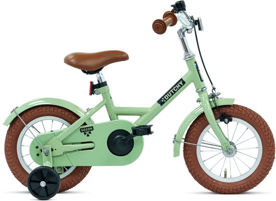 Volare Blossom Kinderfiets 18 inch - Meisjes - Wit - 2 Handremmen