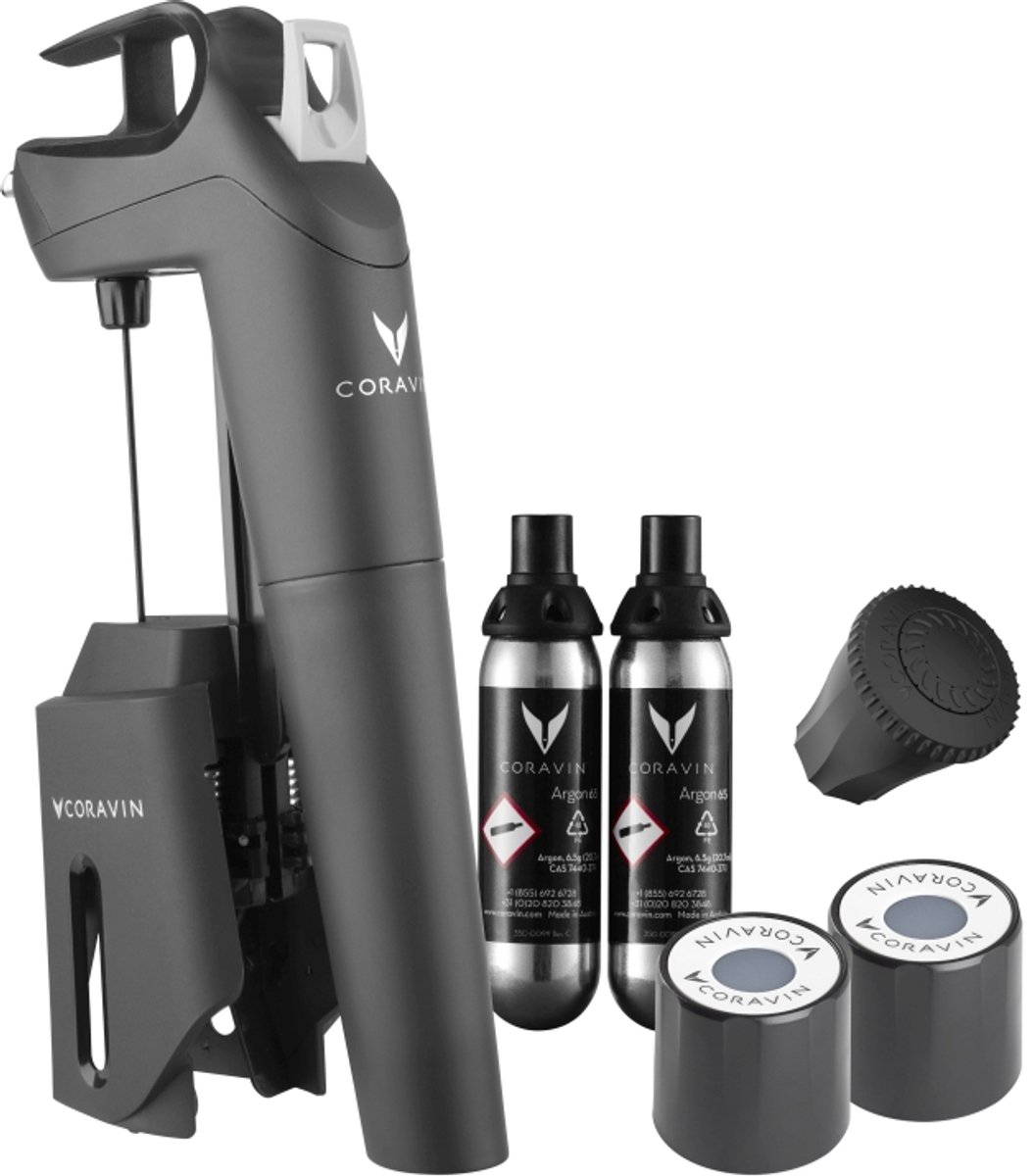Coravin Timeless Three+ Wijnbewaarsysteem - Zwart