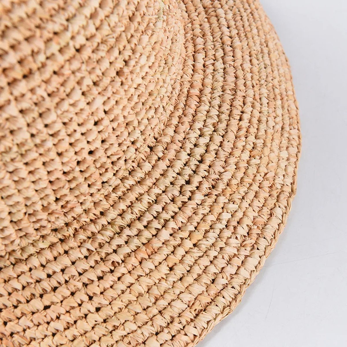 LIPODO Harvester Stripes Strohoed Trilby Gemaakt in Italie Unisex Lente Zomer