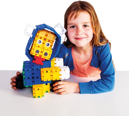 Clics Build & Play 10-in-1 bouwblokken– DUURZAAM SPEELGOED gemaakt van GERECYCLEERDE kunststof- bouwset 10 in 1 - speelgoed 4,5,6,7,8 jaar jongens en meisjes- educatief speelgoed- Montessori speelgoed- constructie speelgoed