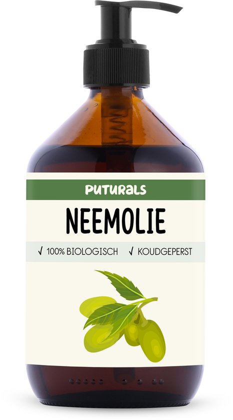 Puturals Neemolie - Voor huid, haar & planten - Eczeem - 500ml
