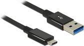 DeLOCK 0.5m USB 3.1 Gen 2 Type-C/Type-A USB-kabel 0,5 m USB 3.2 Gen 2 (3.1 Gen 2) USB C USB A Zwart