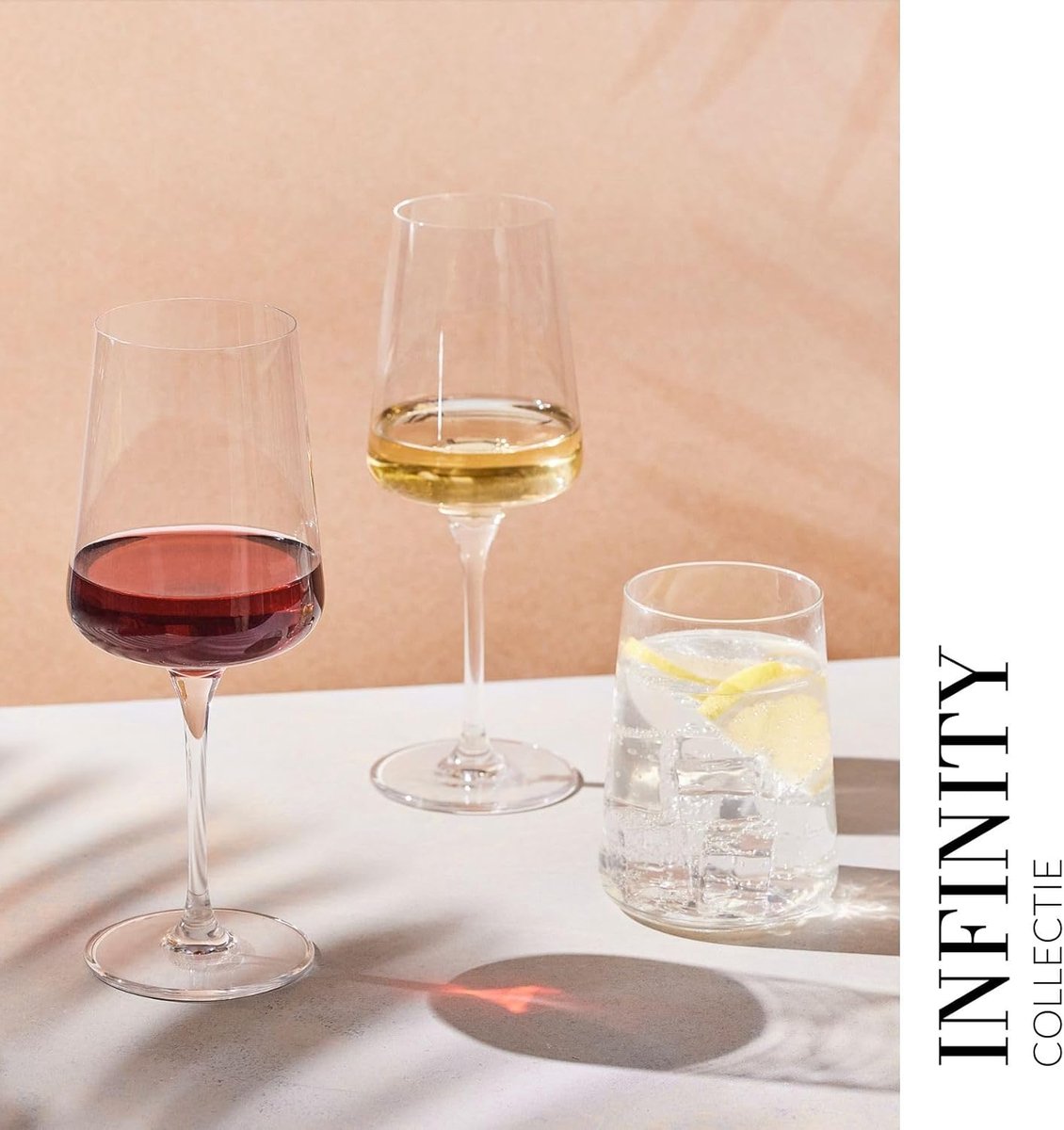 KROSNO | Wijnglazen voor witte en mousserende wijn | Set van 6 stuks - 400 ml | Elegant, Crystal Glass, Loodvrij glas | Perfect voor thuis, restaurant en feesten | Kunnen worden gewassen in de vaatwasser – foto 7