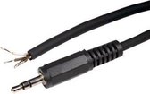 BKL Electronic 1101052 audio kabel 1,8 m 3.5mm Zwart