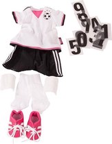 Götz poppenkleding voetbal outfit voor pop van 45cm