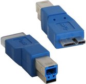 USB3.0 adapter USB-B mannelijk - USB Micro B mannelijk