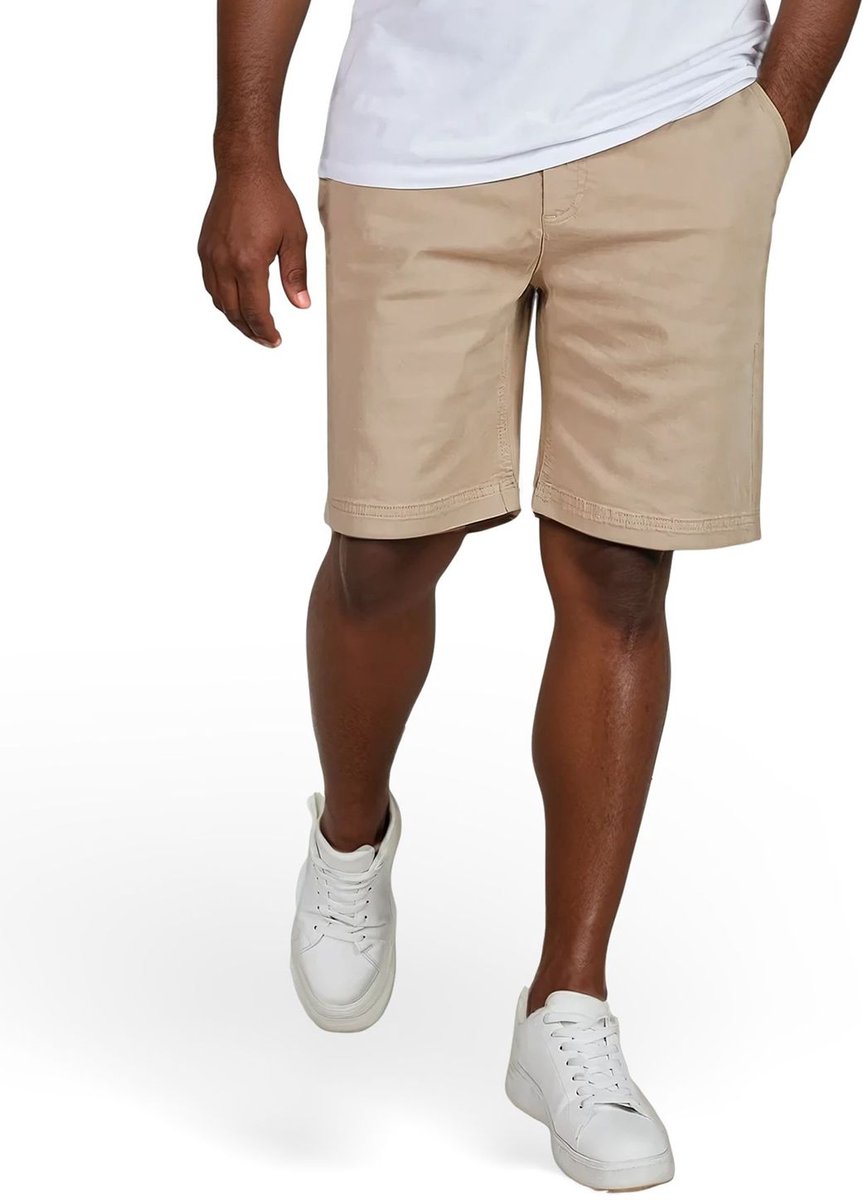riverso Heren Short RIVConnor regular/straight Beige XXL Volwassenen Stretch zomershort