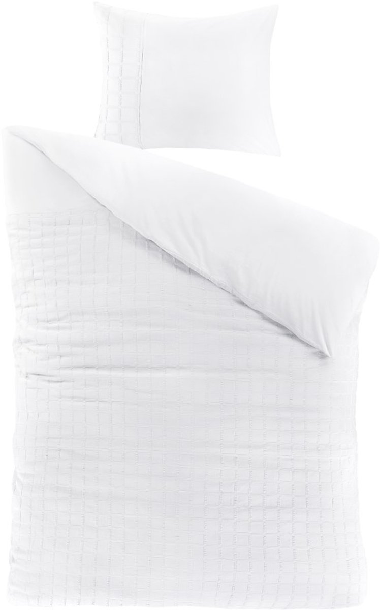 Papillon Hudson Dekbedovertrek - Eenpersoons - 140x200/220 cm - Wit