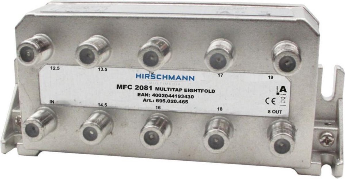Hirschmann multitap MFC2081 met 8 uitgangen / 5-1218 MHz - Hirschmann