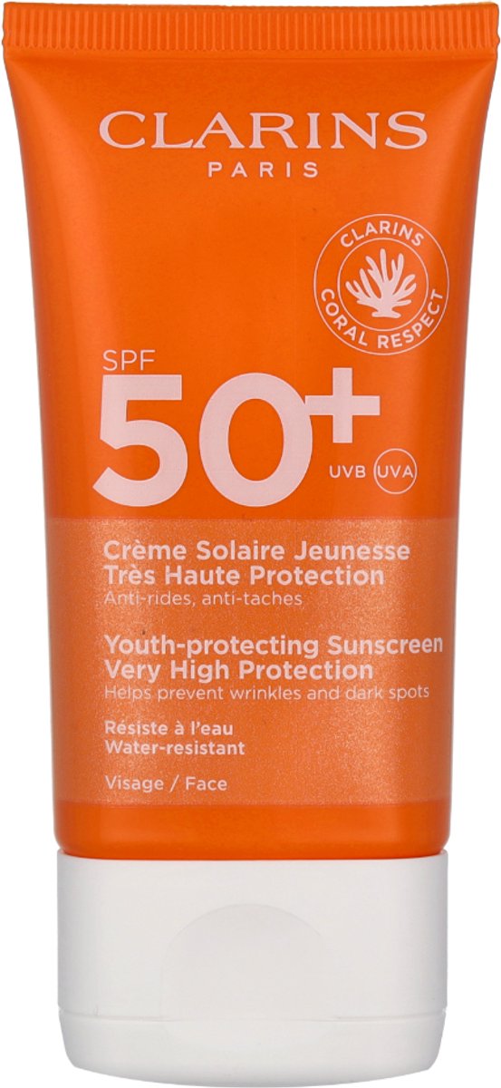 Goedkoopste CLARINS - Youth-protecting Sunscreen Very High Protection SPF 50 - 50 ml - SPF 50