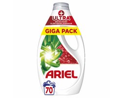 Ariel Vloeibaar Wasmiddel +Ultra Vlekverwijderaar 70 Wasbeurten - 3150 ml