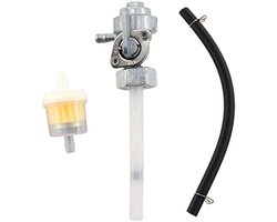 Geschikt voor 14mm brandstofkraan met filter benzinekraan voor 50cc 70cc 90cc 110cc 125cc 150cc Chinese scooter bromfiets motorfiets