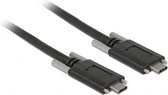 DeLOCK 83720 USB-kabel 1 m USB C Zwart
