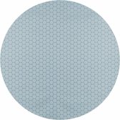 MixMamas Rond Tafelkleed Gecoat - Ø 180 cm - Stippen - Oceaan Groen