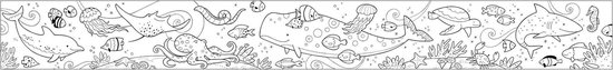 Thumbnail van een extra afbeelding van het spel Mudpuppy Coloring Roll - Under the Sea