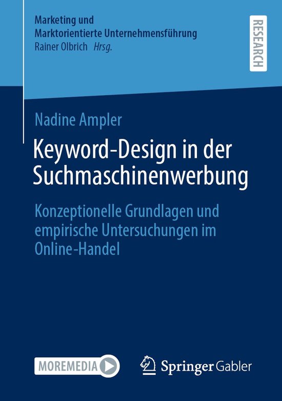 Marketing und Marktorientierte Unternehmensführung - Keywor ... - cover