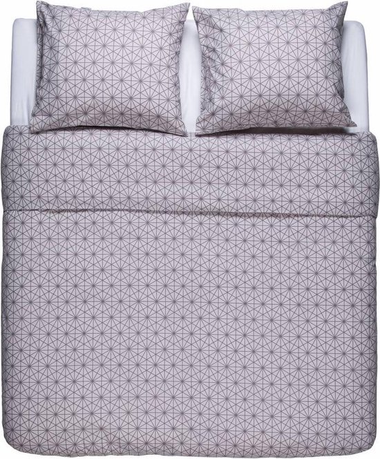 Housse de couette Pierre Cardin Mink 200x200 / 222 - Coton mélangé - Grijs